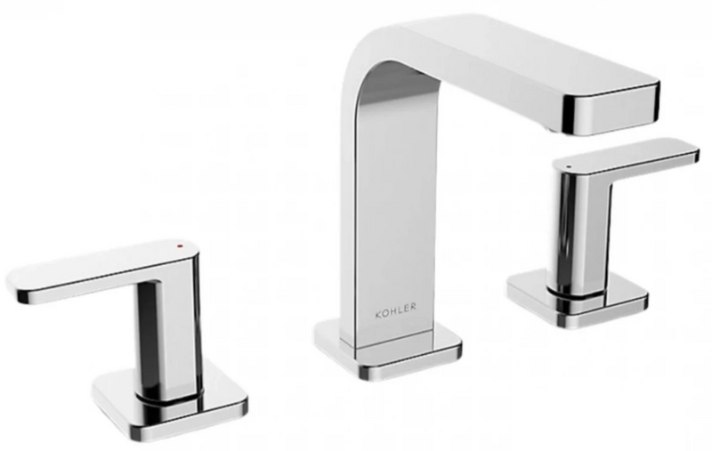 Kohler K-23484T-4-CP 8.0" Parallel Widespread Lavatory Faucet (chrome)