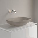 Loop & Friends Surface-mounted washbasin, 560 x 380 x 120 mm, Almond CeramicPlus, with overflow