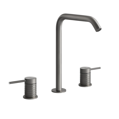 Gessi 316 Meccanica 54211 Three Holes Basin Mixer