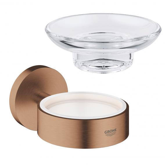 Grohe Essentials soap dish with holder chrome