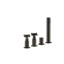 Gessi Inciso + 58143 Deck Mounted Bath Group