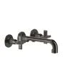 Gessi Inciso + 58190+45089 Three Holes Basin Mixer + Recessed Part