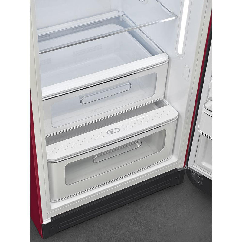 Smeg Free-Standing Fridge 153x60cm FAB28RDRB5