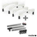 2x Villeroy & Boch legs for baths with flat bases incl. set of 3 MEPA support rails