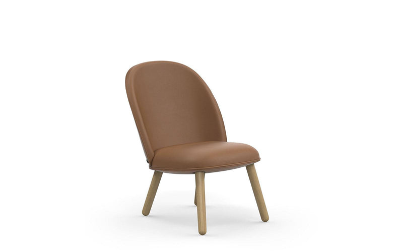 Ace Lounge Chair Oak Ultra Leather