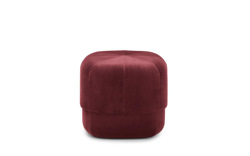 Circus Pouf Small Dark Red