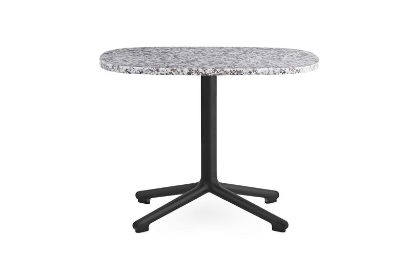 Era Table 60 x 48,5 cm Black Alu Grey
