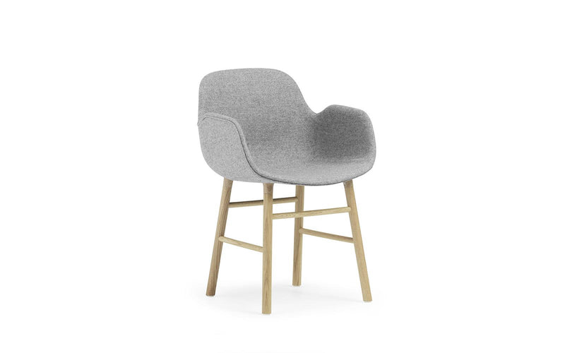 Form Armchair Full Upholstery Oak Synergy