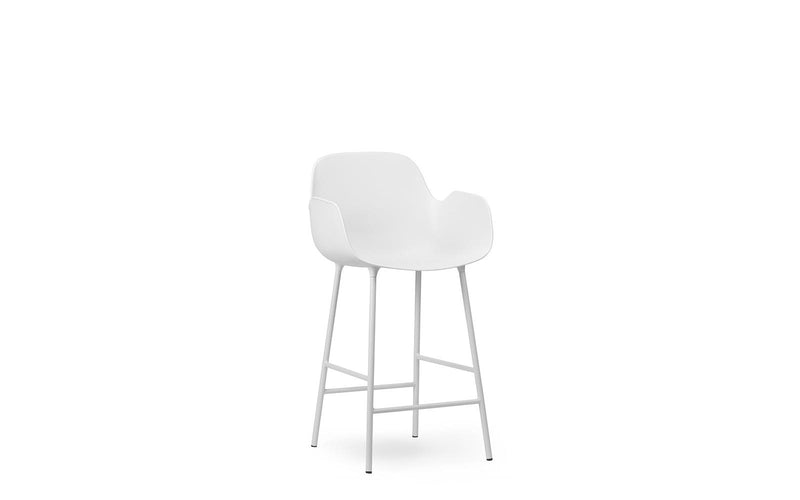 Form Bar 扶手椅 75 公分鋼白色
