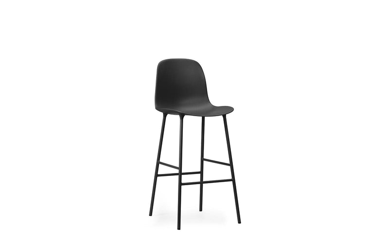 Form Bar Chair 75 cm Steel Black