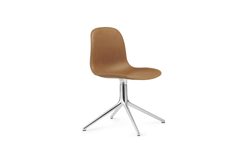 Form Chair Swivel 4L Full Upholstery Aluminium Ultra Leather