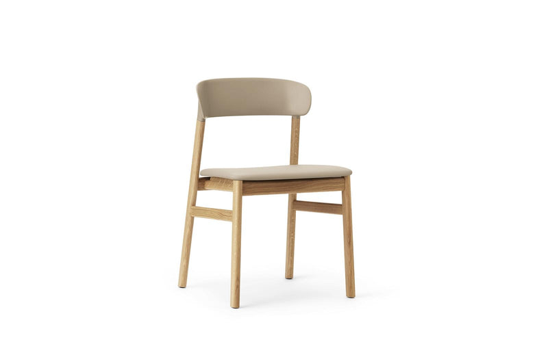 Herit Chair Upholstery Oak Spectrum Leather Sand