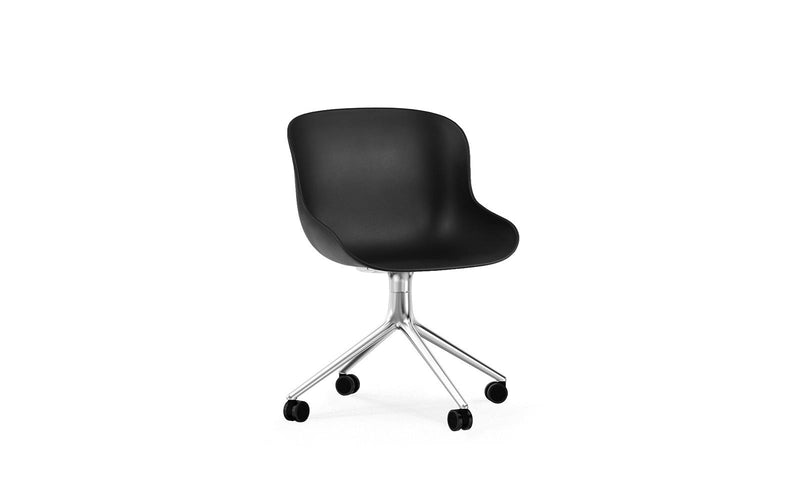 Hyg Chair Swivel 4W Aluminium/Black