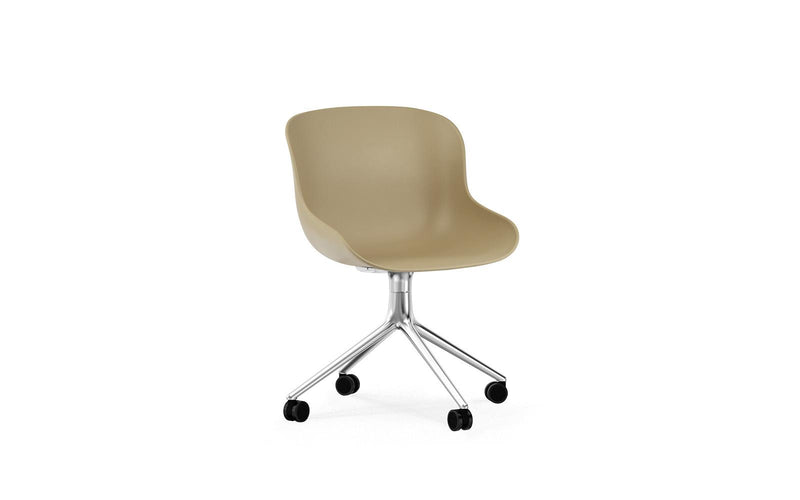 Hyg Chair Swivel 4W Aluminium/Sand