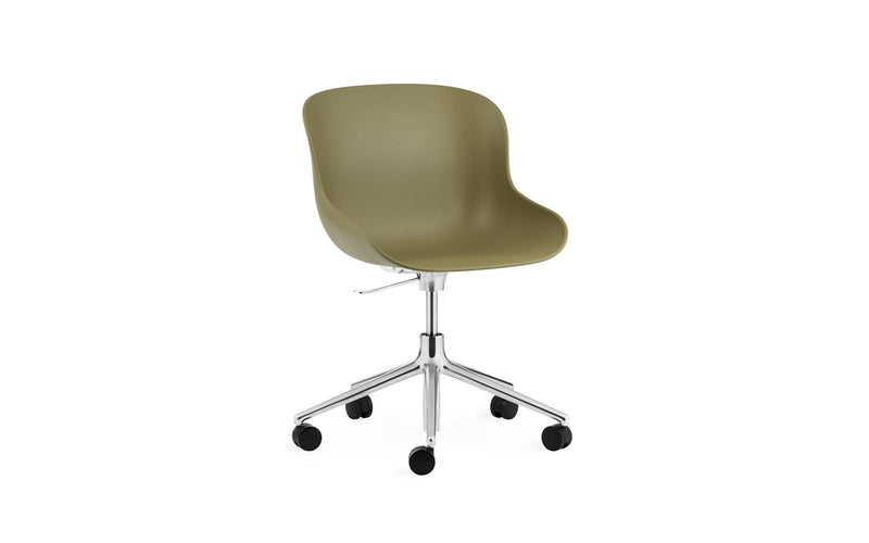 Hyg Chair Swivel 5W Gaslift Alu Olive