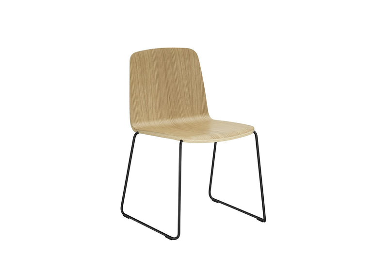 Just Chair Oak/Black steel