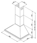 Smeg Wall-Mounted Hood 90cm KPF9OR