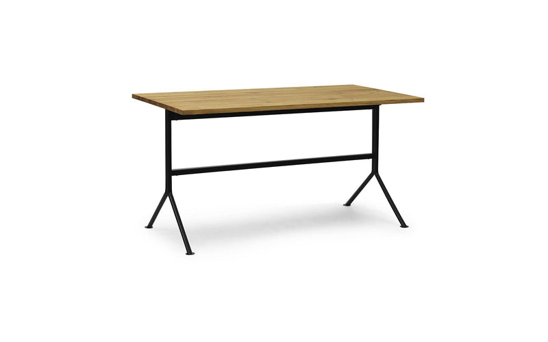 Kip Desk Black Steel Oak
