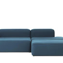 Normann Copenhagen Rope Sofa Chaise Longue left with Pouf