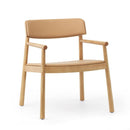 Normann Copenhagen Timb Lounge Armchair Upholstery Tan  Camel leather
