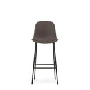 Normann Copenhagen Form Bar Chair 75 cm Full Uph Steel Ultra Leather