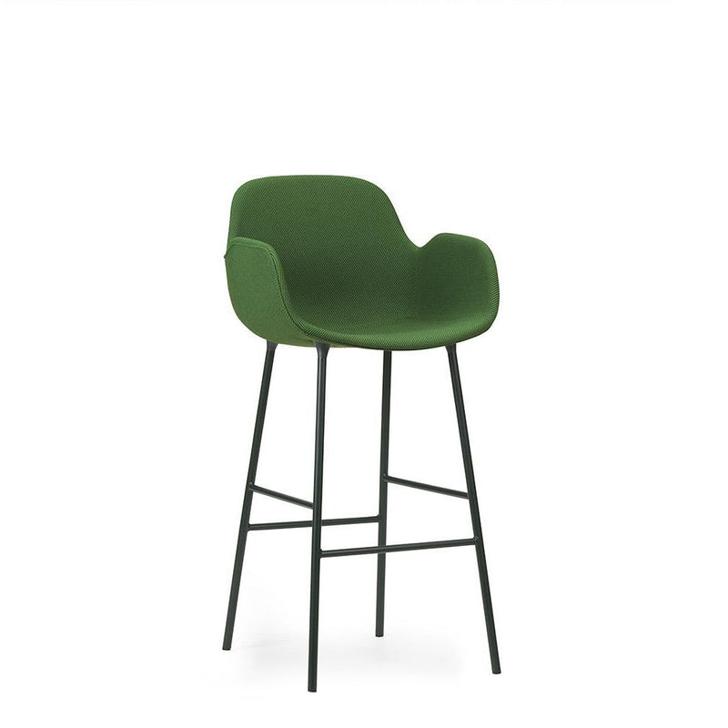 Normann Copenhagen Form Bar Armchair 75 cm Full Upholstery Steel Oceanic