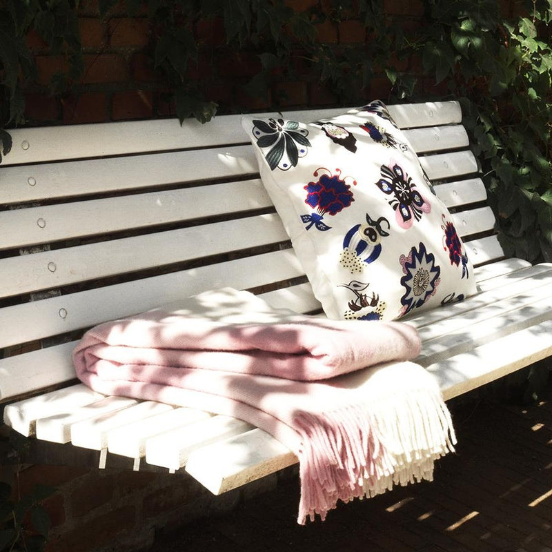 Normann Copenhagen Throw Blanket Mega Check Candyfloss Rose