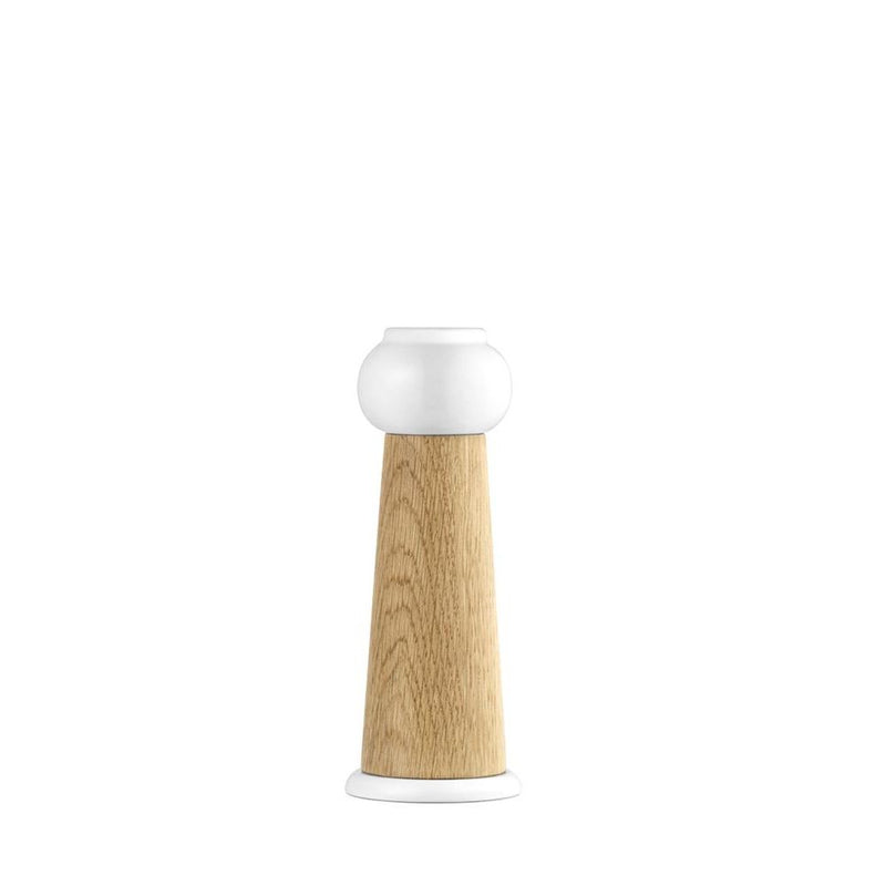 Normann Copenhagen Barrel Salt Mill Small White