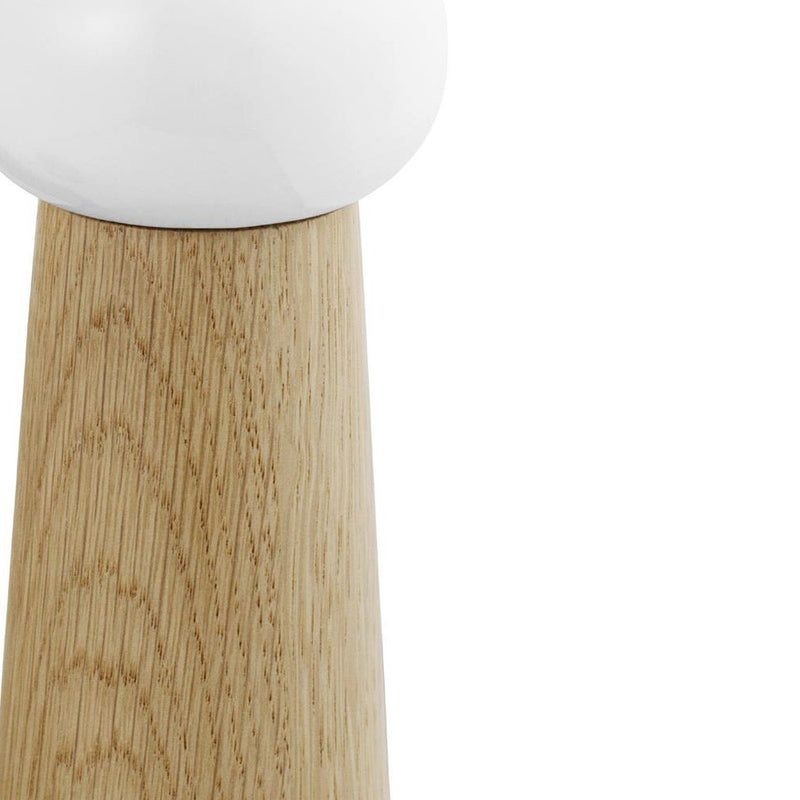 Normann Copenhagen Barrel Salt Mill Small White