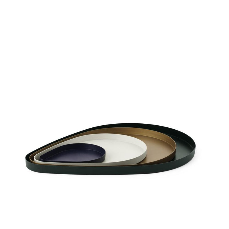 Normann Copenhagen Peacock Tray Large Dark Green