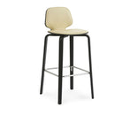 Normann Copenhagen 我的椅子吧凳 75 公分前軟墊黑色超皮革