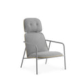 Normann Copenhagen Pad Lounge Chair High Grey Steel