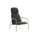 Normann Copenhagen Pad Lounge Chair High Grey Steel