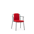 Normann Copenhagen Studio Armchair Full Upholstery Black Steel