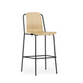 Normann Copenhagen Studio Bar Chair 75 cm Black steel