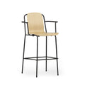 Normann Copenhagen Studio Bar Armchair 75 cm Black steel