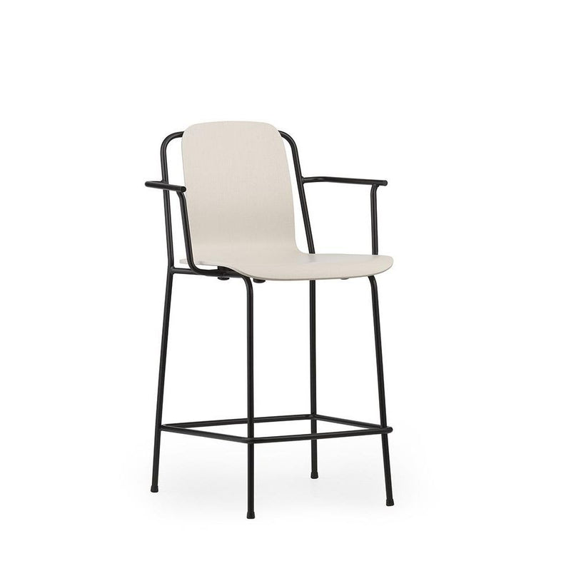 Normann Copenhagen Studio Bar Armchair 65 cm Black steel