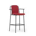 Normann Copenhagen Studio Bar Armchair 75 cm Full Upholstery Black Steel