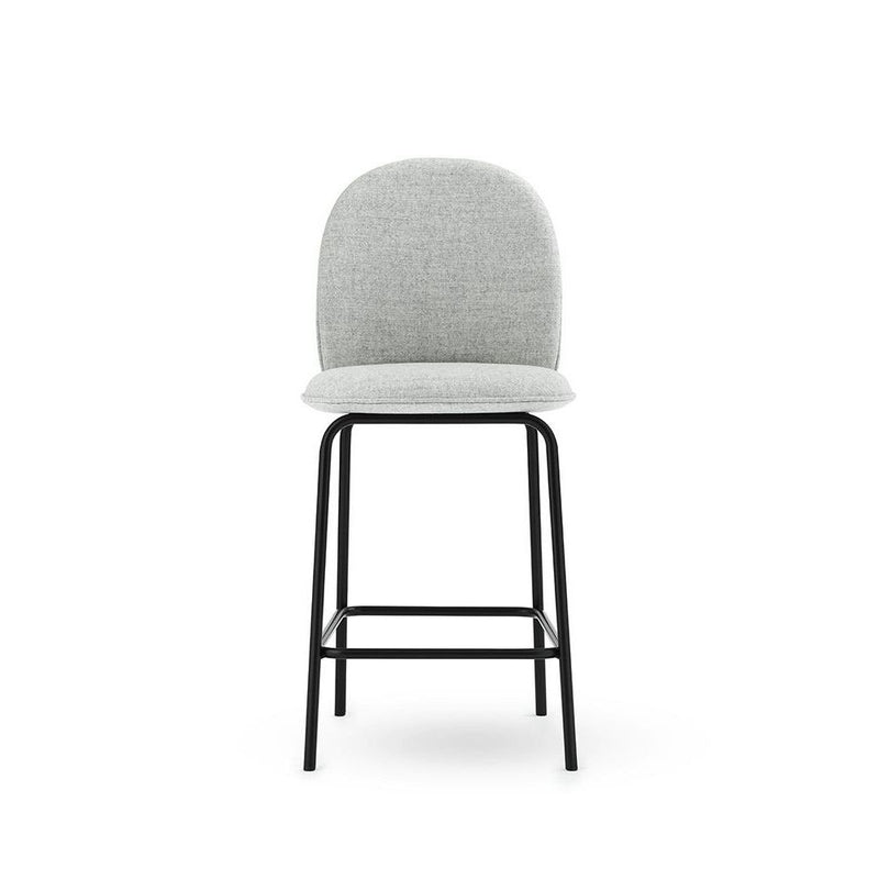 Normann Copenhagen Ace Bar Chair 65 cm Full Upholstery Black Steel