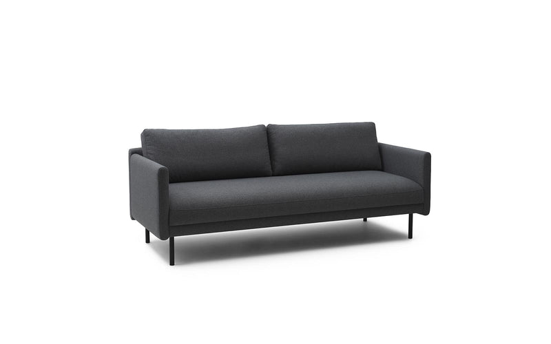 Rar Sofa 3 Seater Re-Born Dark Grey