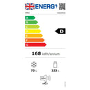 Smeg Fridge Freezer 172x60cm FAB30RSV5