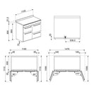 SMEG 爐具 110x60cm SYD4110I-1