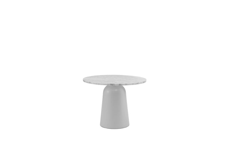 Turn Table White Marble