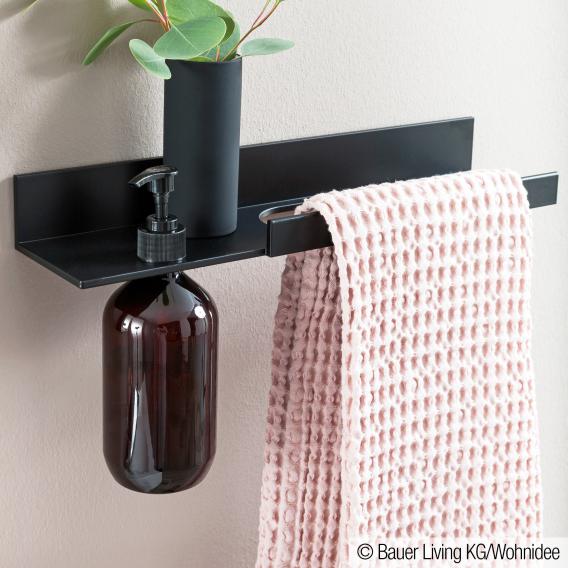 Alape Assist towel rail with lotion dispenser
