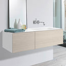 Alape WP.Folio washbasin with vanity unit with 2 pull-out compartments