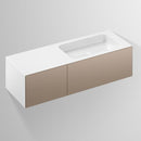 Alape WP.Folio washbasin with vanity unit with 2 pull-out compartments