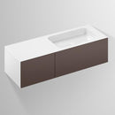 Alape WP.Folio washbasin with vanity unit with 2 pull-out compartments