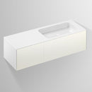 Alape WP.Folio washbasin with vanity unit with 2 pull-out compartments