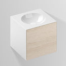 Alape WP.Folio hand washbasin with vanity unit with 1 door