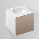 Alape WP.Folio hand washbasin with vanity unit with 1 door
